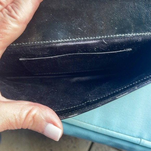 Ysl black shiny envelope bag hand held - Picture 6 of 6